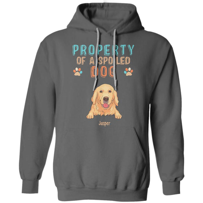 Property Of Spoiled Dogs Personalized T-shirt TS-NB2429