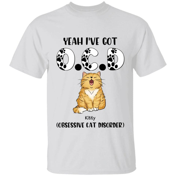 Obsessive Cat Disorder Personalized T-shirt TS-NB2439