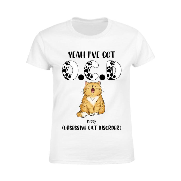 Obsessive Cat Disorder Personalized T-shirt TS-NB2439