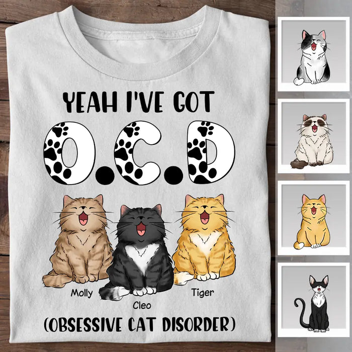 Obsessive Cat Disorder Personalized T-shirt TS-NB2439