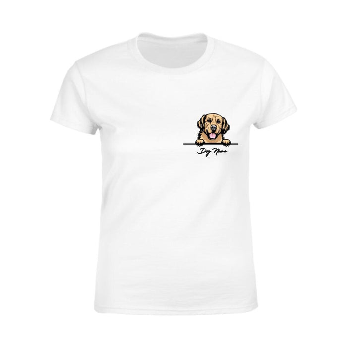 Dog Mom Dad Personalized T-Shirt TS-PT2435