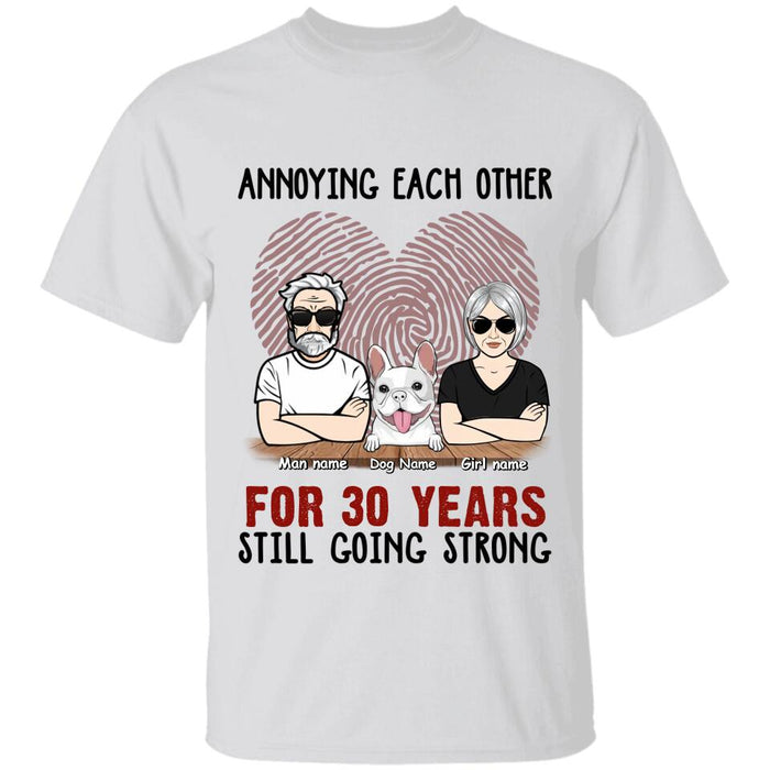 Annoying Each Other For Many Years Still Going Strong Personalized T-shirt TS-NB2480