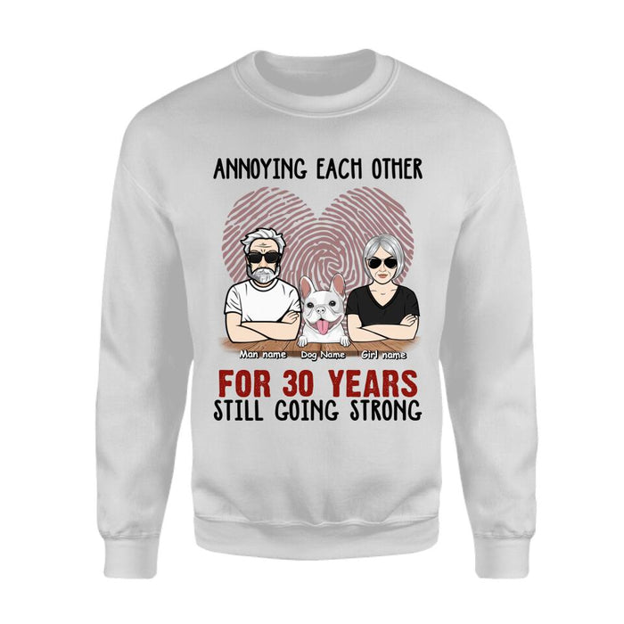 Annoying Each Other For Many Years Still Going Strong Personalized T-shirt TS-NB2480