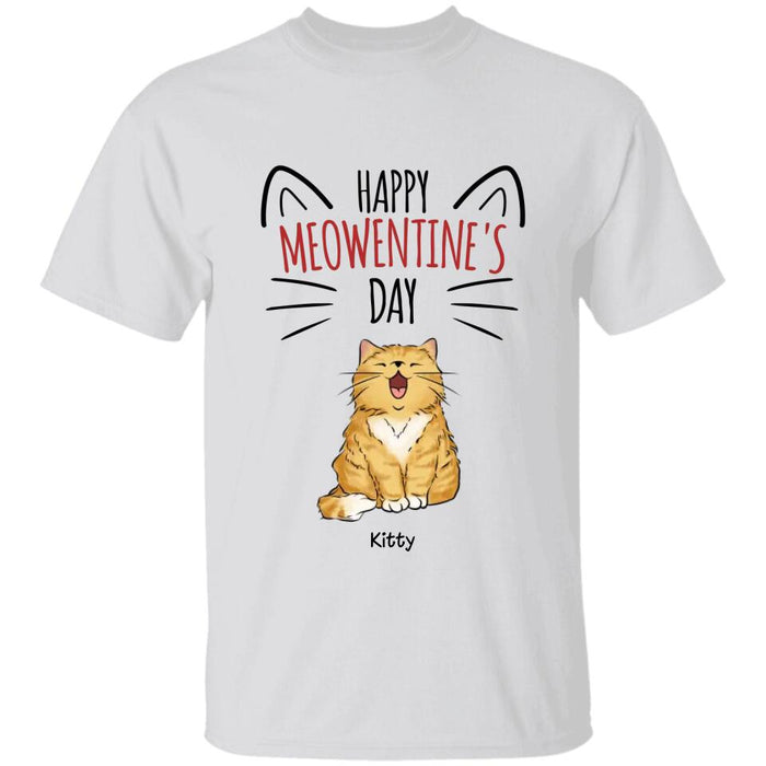 Happy Meowentine's Day Personalized T-Shirt TS-PT2498