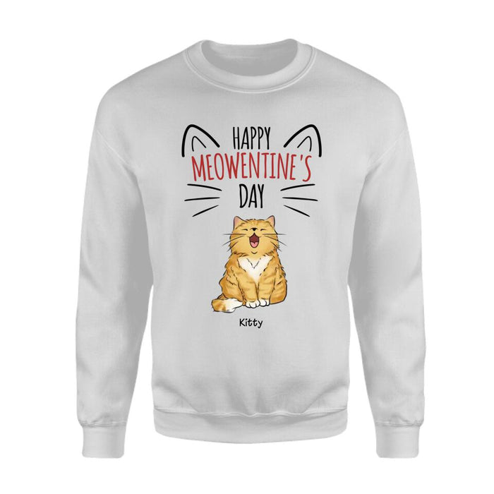 Happy Meowentine's Day Personalized T-Shirt TS-PT2498