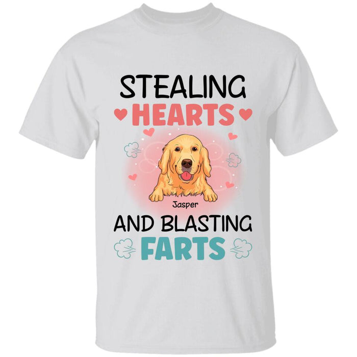 Stealing Hearts And Blasting Farts Personalized T-Shirt TS-PT2488