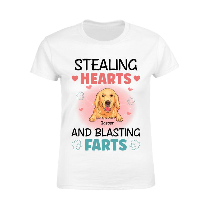 Stealing Hearts And Blasting Farts Personalized T-Shirt TS-PT2488