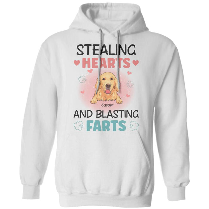 Stealing Hearts And Blasting Farts Personalized T-Shirt TS-PT2488