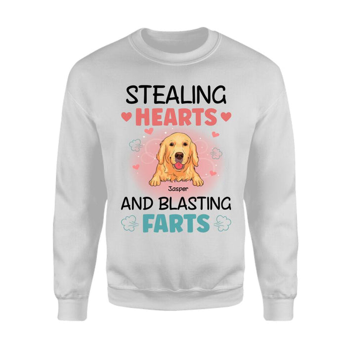 Stealing Hearts And Blasting Farts Personalized T-Shirt TS-PT2488