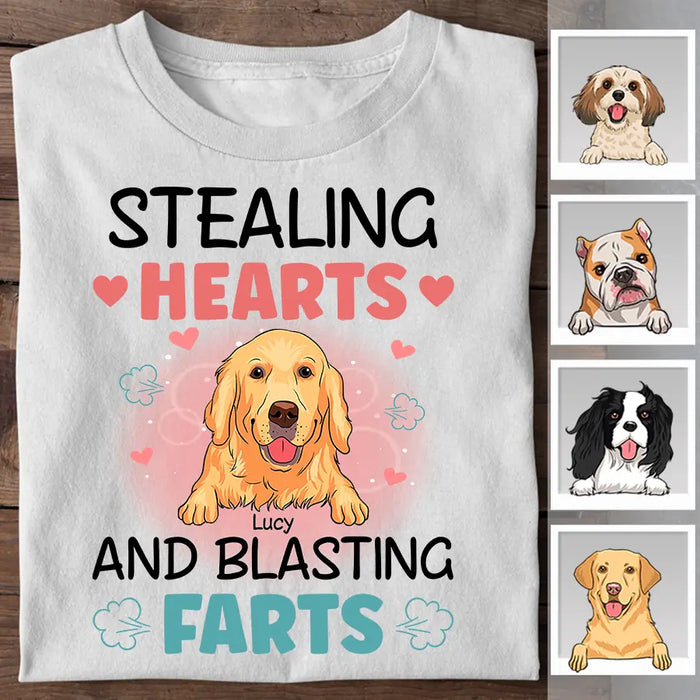 Stealing Hearts And Blasting Farts Personalized T-Shirt TS-PT2488