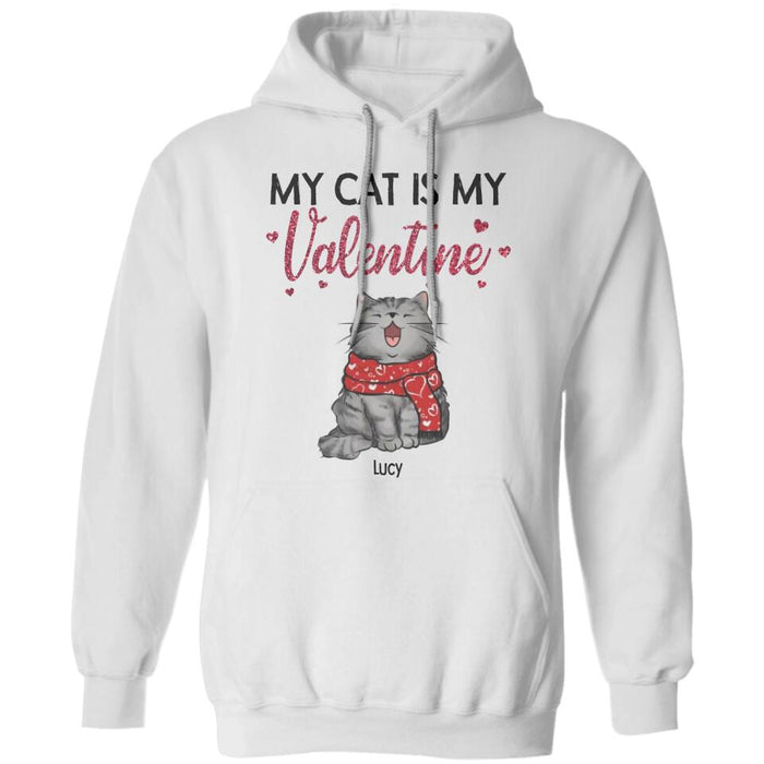 My Cats Are My Valentine Personalized T-shirt TS-NB2495