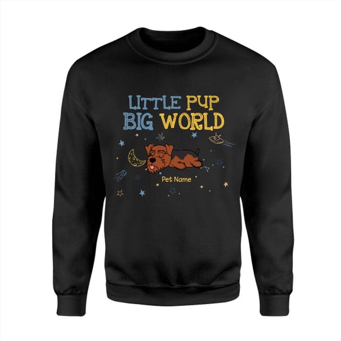 Little Pup Big World Personalized T-Shirt TS-PT2509