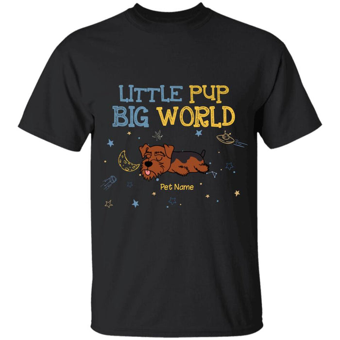 Little Pup Big World Personalized T-Shirt TS-PT2509