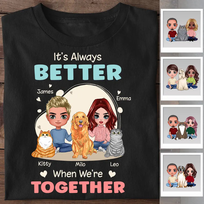 It's Always Better When We're Together Personalized T-shirt TS-NB2479