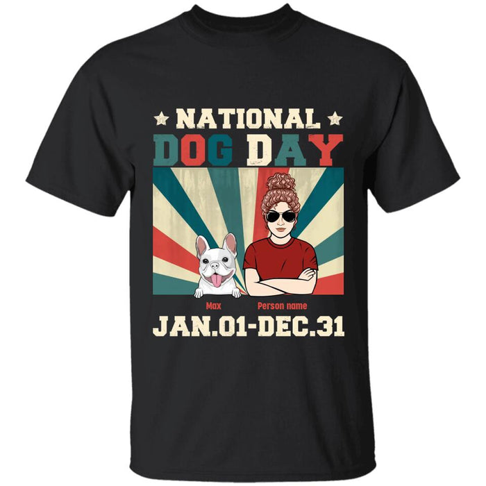 National Dog Cat Day Personalized T-Shirt TS-PT2616