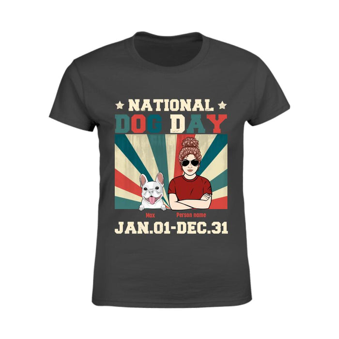 National Dog Cat Day Personalized T-Shirt TS-PT2616