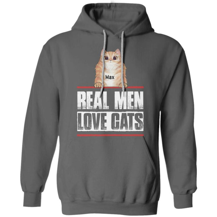 Real Men Love Cats Personalized T-shirt TS-NB2599