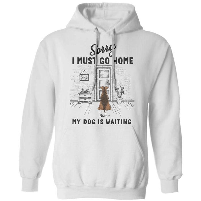 My Dog Is Waiting  Personalized T-shirt TS-NB2637