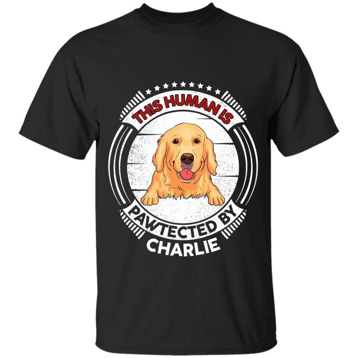 Pawtected By My Dog Personalized T-shirt TS-NB2663