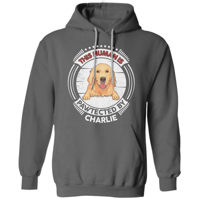 Pawtected By My Dog Personalized T-shirt TS-NB2663