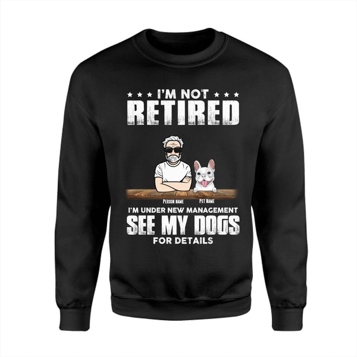 Not Retired Grandpaw Personalized T-shirt TS-NB2647