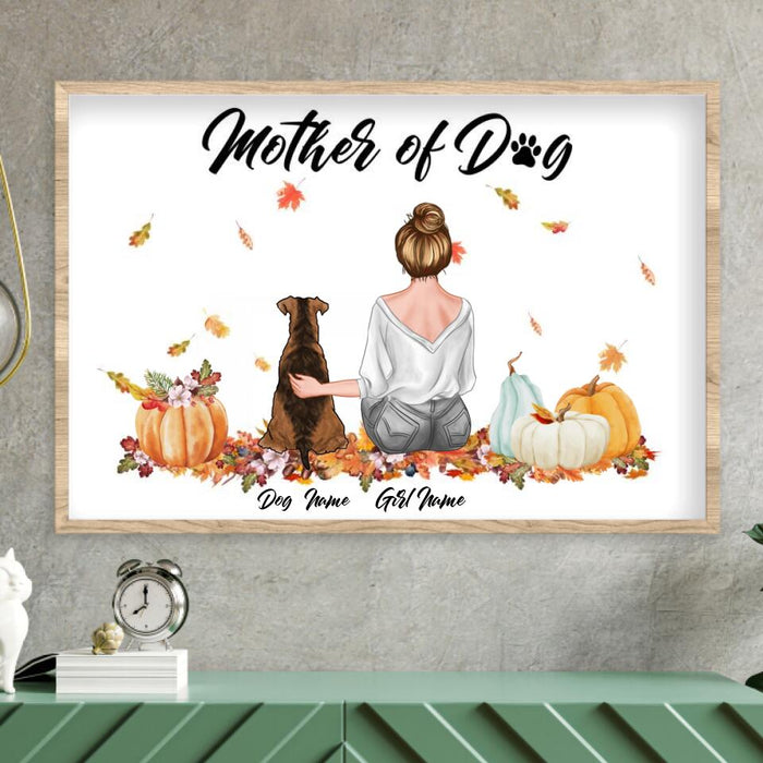 Mother of Dog Personalized Dog Horizontal Poster CP-TU17