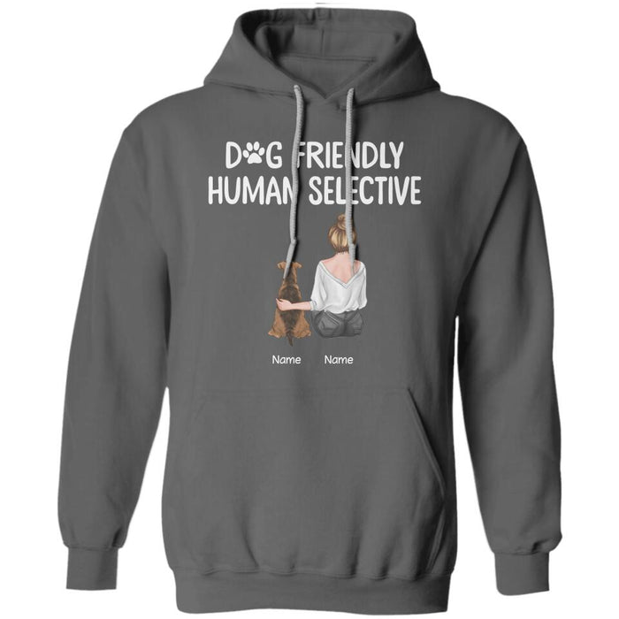 Dog Friendly Human Selective Personalized T-shirt TS-PT2311