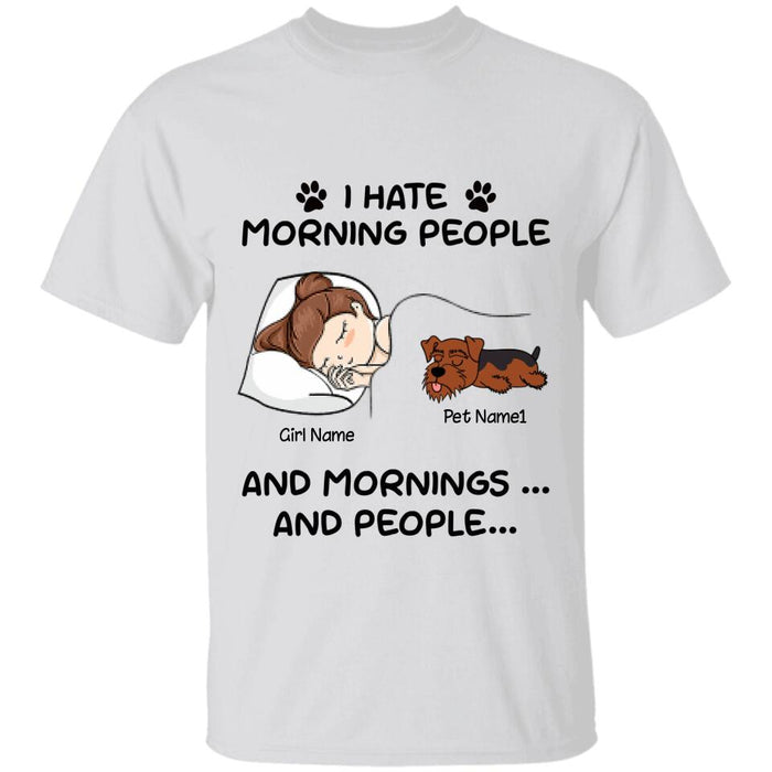 I Hate Morning People And Mornings And People Personalized T-shirt TS-NB2252