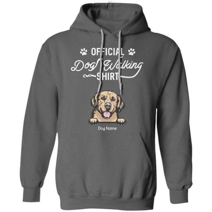 Official Dog Walking Shirt Personalized T-Shirt TS-PT2684