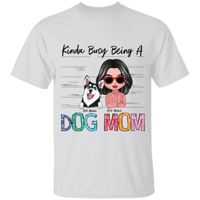 Kinda Busy Being A Mama Bear personalized T-Shirt TS-GH132 — CUSTOMA2Z