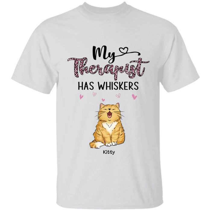 My Therapist Has Whiskers Personalized T-shirt TS-NB2722