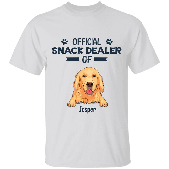 Official Snack Dealer Of My Dog Personalize T-shirt TS-NB2621