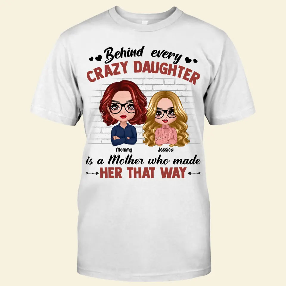 Like Mother Like Daughter Oh Crap Personalized T-Shirt TS-PT2780 — CUSTOMA2Z