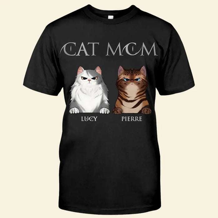 Cat Mom Personalized T-Shirt TS-PT2765