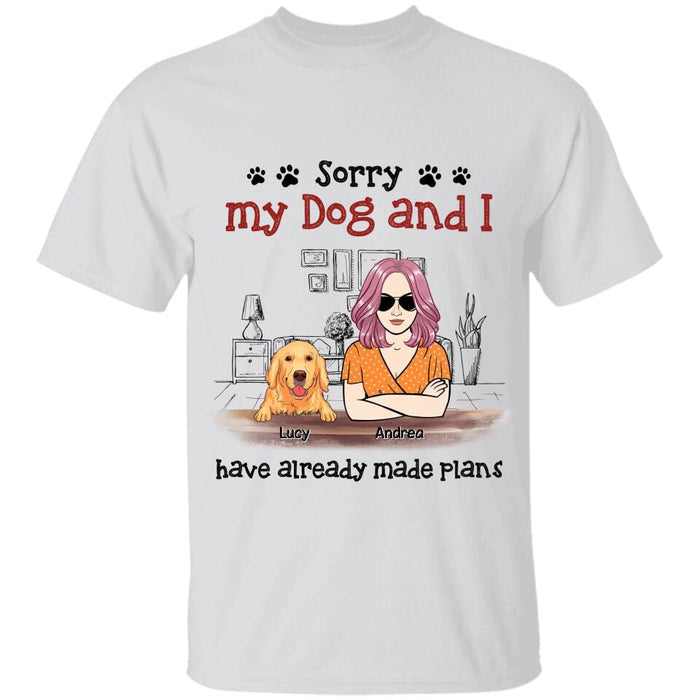 This Mama Loves Her Dogs Personalized T-shirt TS-NB2775 copyaMy Dogs And I Have Made Plans Personalized T-shirt TS-NB2609