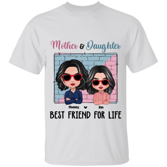 Best Friends For Life Mom & Daughters Personalized T-shirt TS-NB2777