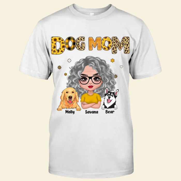 Sunflower Dog Mom Personalized TS-NB2785