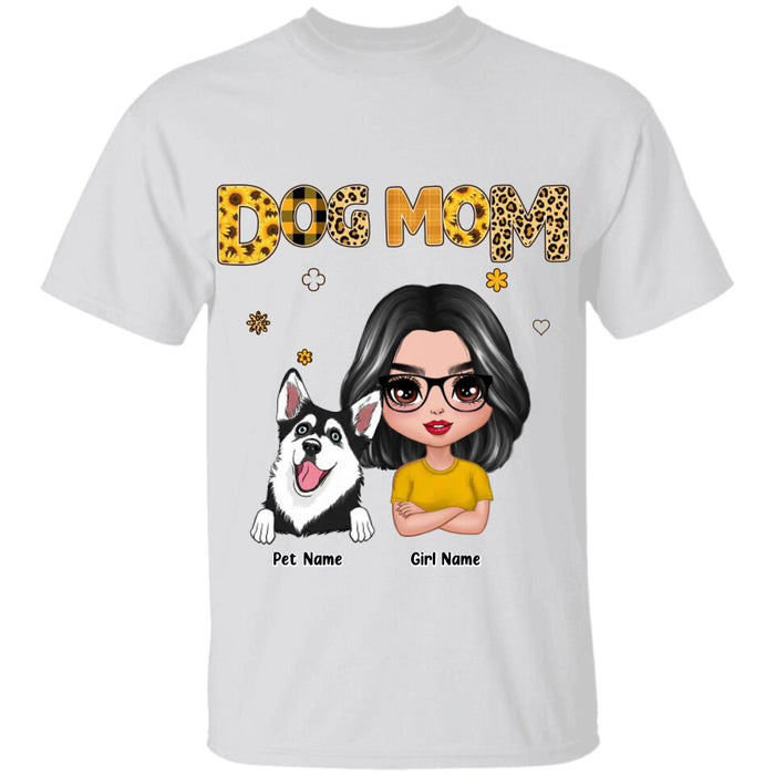 Sunflower Dog Mom Personalized TS-NB2785