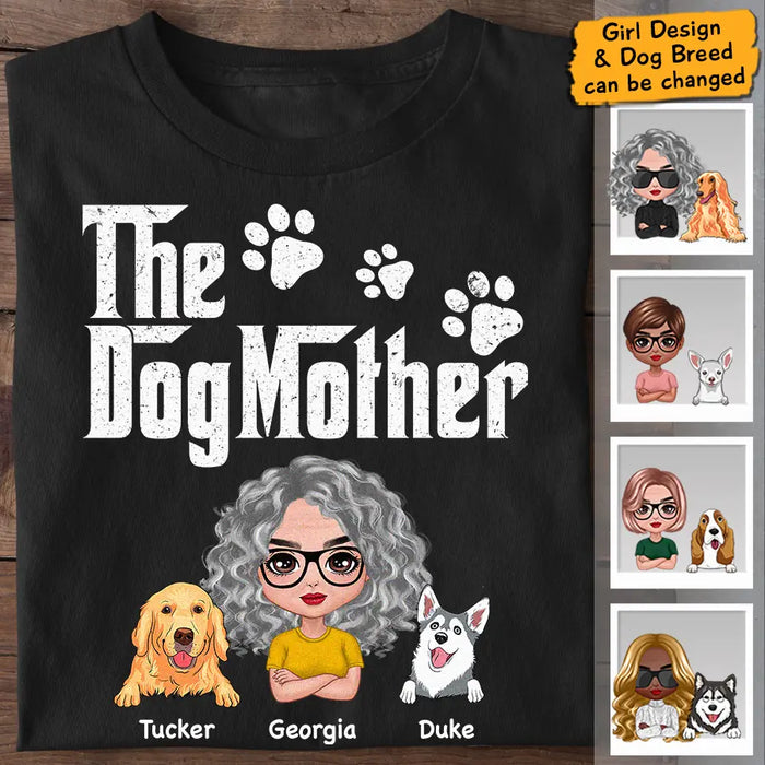 The DogMother Doll Girl Personalized T-shirt TS-NB2796