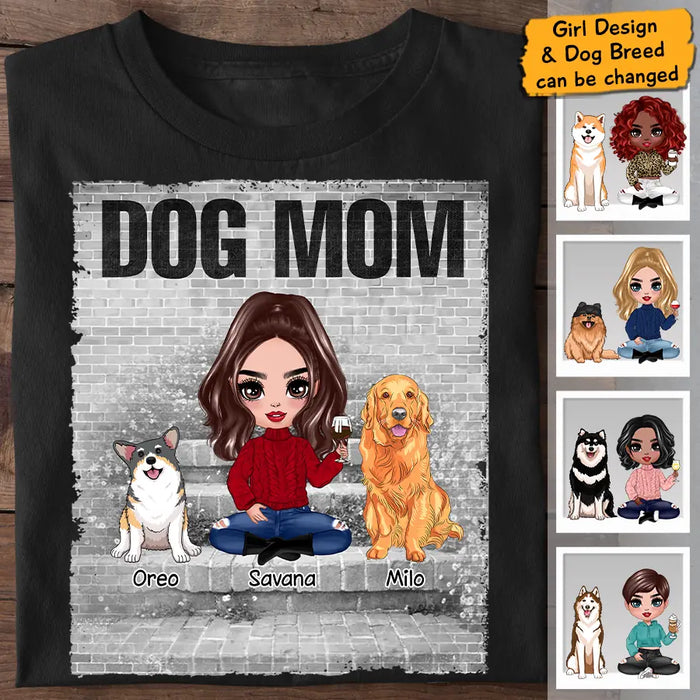 Dog Mom Personalized T-shirt TS-NB2553