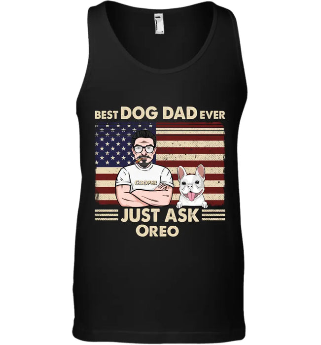 Best Dog Dad Personalized T-Shirt TS-TT2978