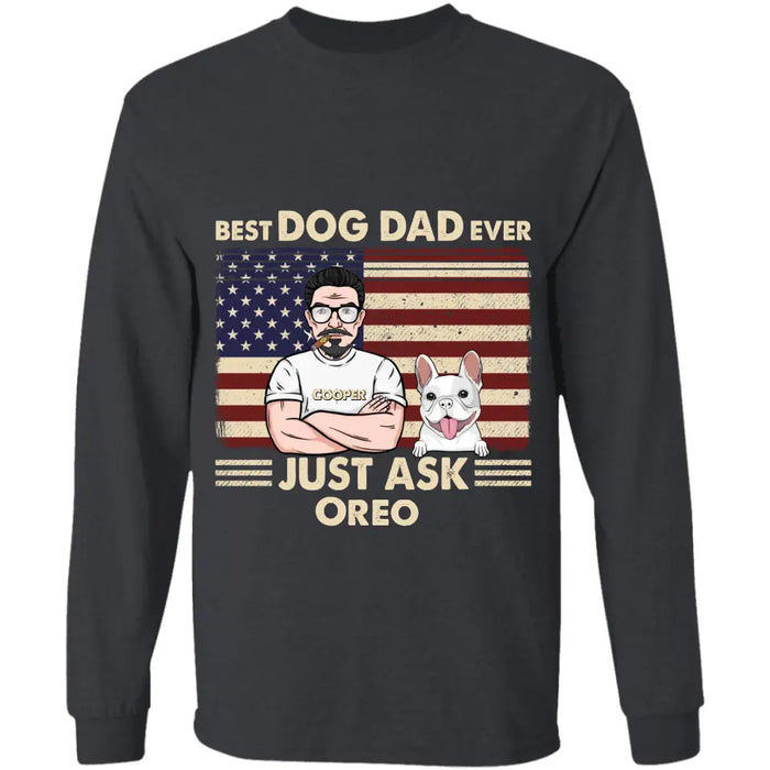 Best Dog Dad Personalized T-Shirt TS-TT2978