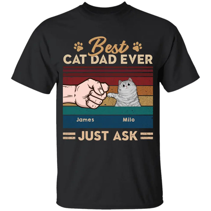 Best Cat Dad Personalized T-Shirt TS-TT2968