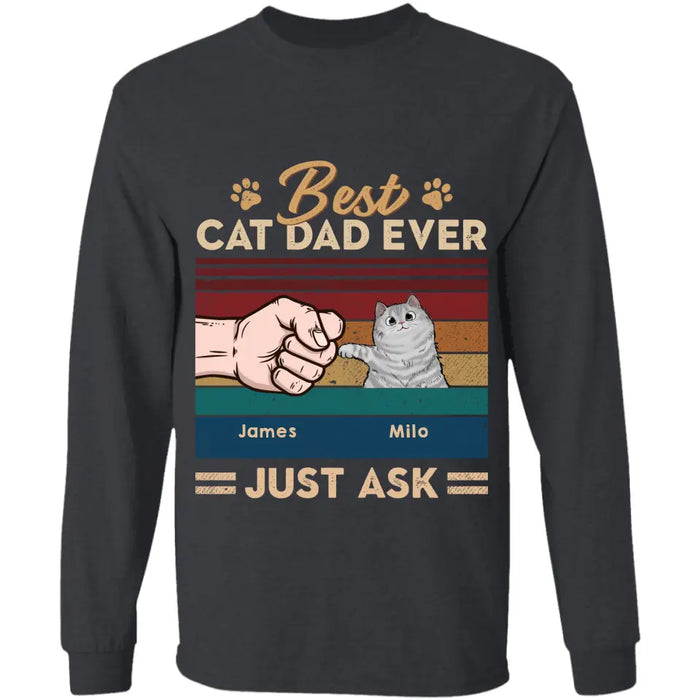 Best Cat Dad Personalized T-Shirt TS-TT2968