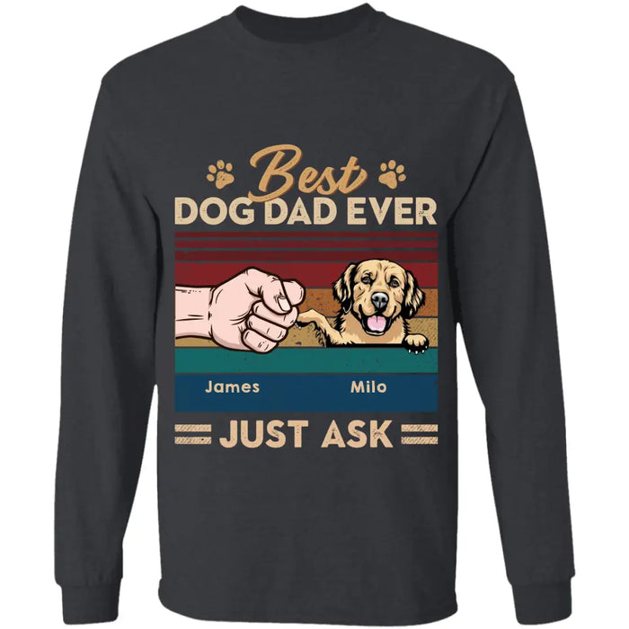 Best Dog Dad Personalized T-Shirt TS-TT2968