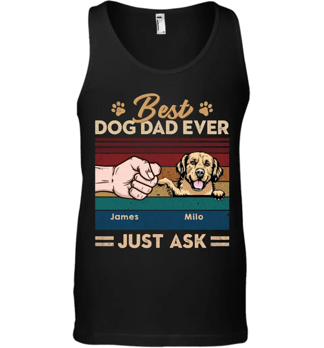 Best Dog Dad Personalized T-Shirt TS-TT2968