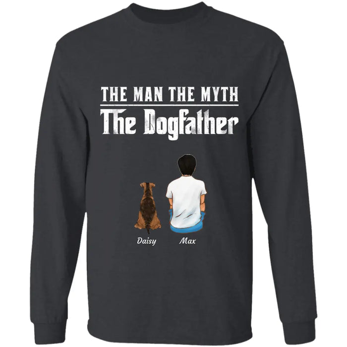 The Man The Myth The Dogfather Personalized T-Shirt TS-TT3019