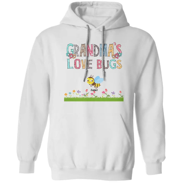 Grandma' Love Bugs Personalized T-Shirt TS-TT2994