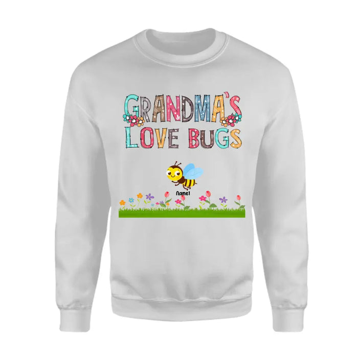 Grandma' Love Bugs Personalized T-Shirt TS-TT2994