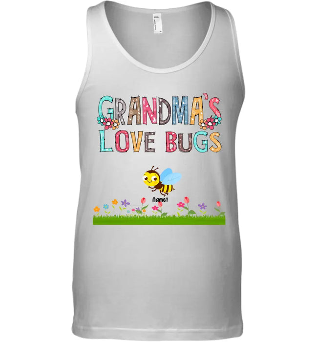 Grandma' Love Bugs Personalized T-Shirt TS-TT2994